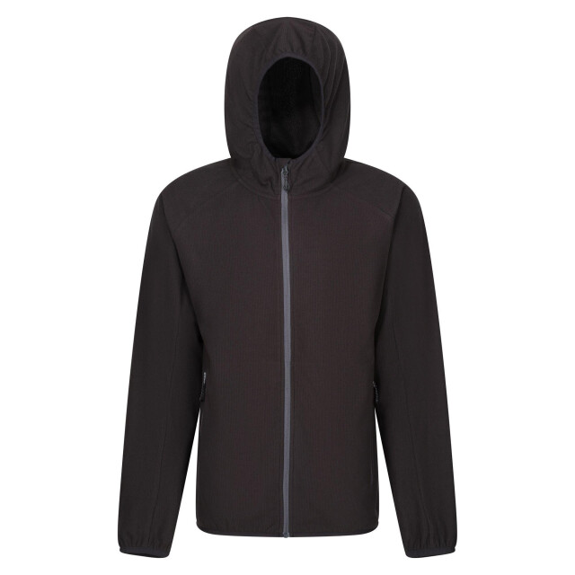 Regatta Heren navigate full zip fleecejack UTLT215_blacksealgrey large