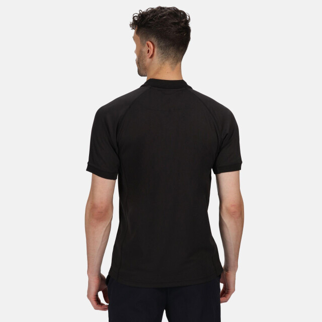 Regatta Heren coolweave korte mouwen poloshirt UTLT143_black large