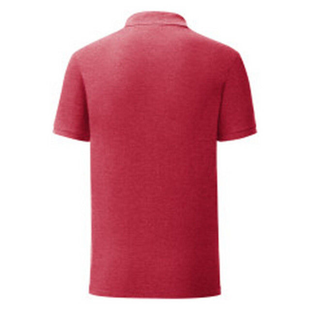 Fruit of the Loom Heren iconisch poloshirt UTFK3368_heatherred large