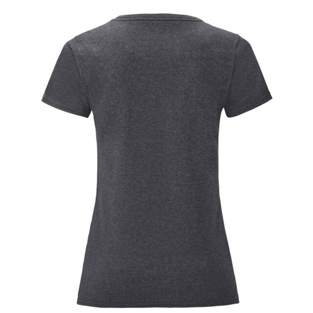 Fruit of the Loom Dames iconisch 150 t-shirt UTFK3356_darkheather large