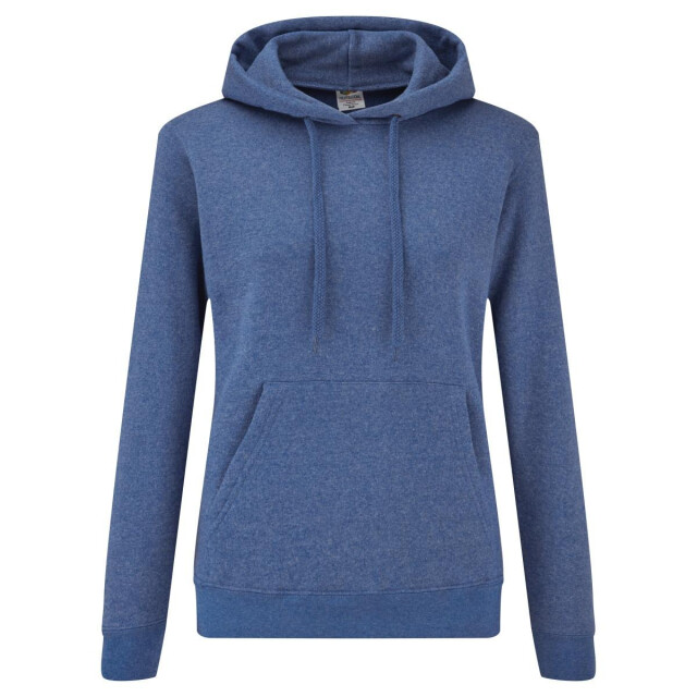 Fruit of the Loom Dames dame fit hooded sweatshirt / hoodie UTFK3361_heatherroyal large