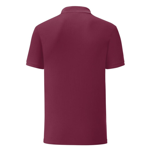 Fruit of the Loom Heren getailleerd polo shirt UTFK3367_burgundy large