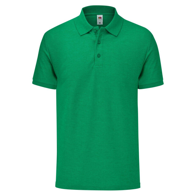 Fruit of the Loom Heren getailleerd polo shirt UTFK3367_greenheather large