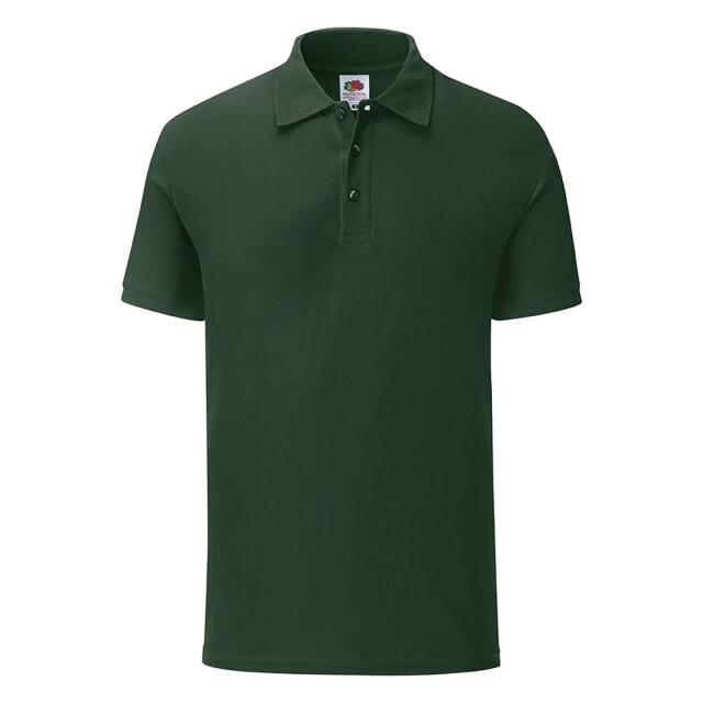 Fruit of the Loom Heren getailleerd polo shirt UTFK3367_bottlegreen large