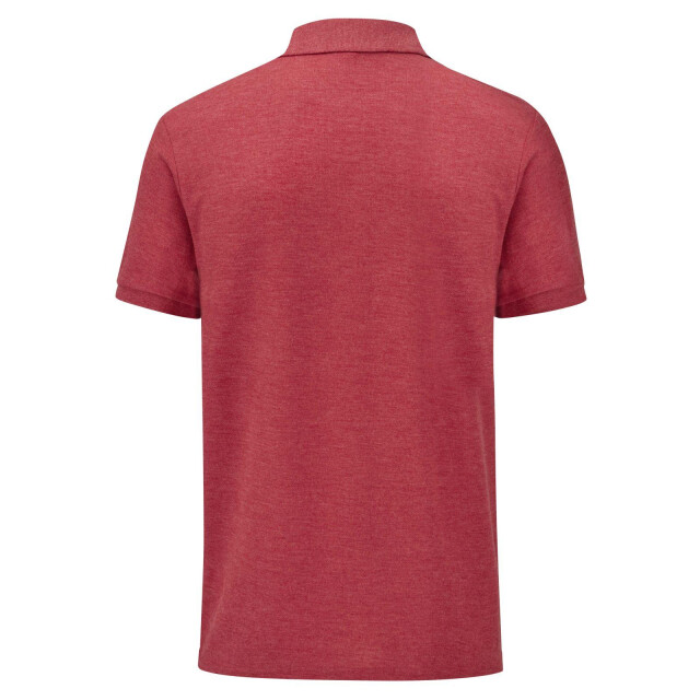 Fruit of the Loom Heren getailleerd polo shirt UTFK3367_redheather large