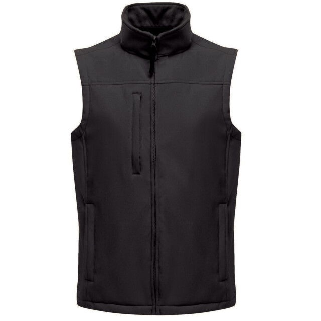 Regatta Heren flux softshell bodywarmer / mouwloos jasje (waterafstotend & windbestendig) UTLT195_allblack large