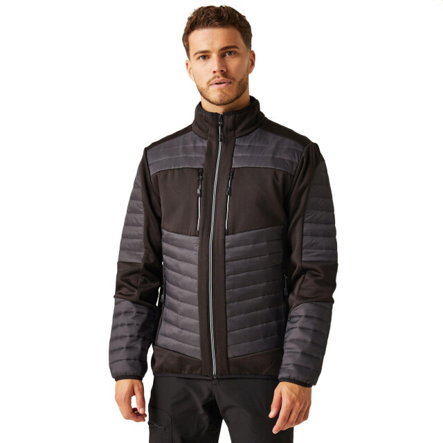 Regatta Heren e-volve thermal hybride jas UTLT204_ashblack large