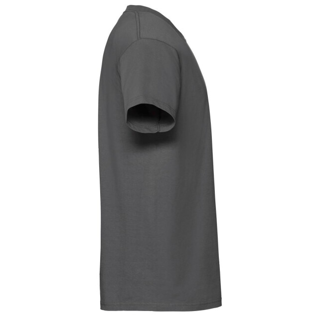 Fruit of the Loom Heren iconic premium ringspun katoen t-shirt UTFK3353_lightgraphite large