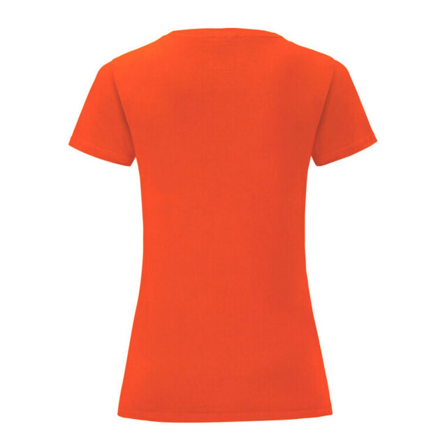 Fruit of the Loom Dames iconisch 150 t-shirt UTFK3356_flame large