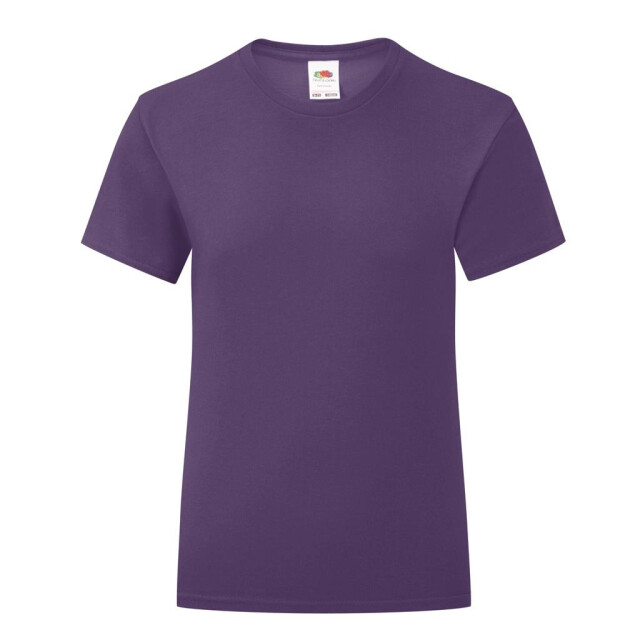 Fruit of the Loom Meisjes pictogram 150 t-shirt UTFK3350_purple large