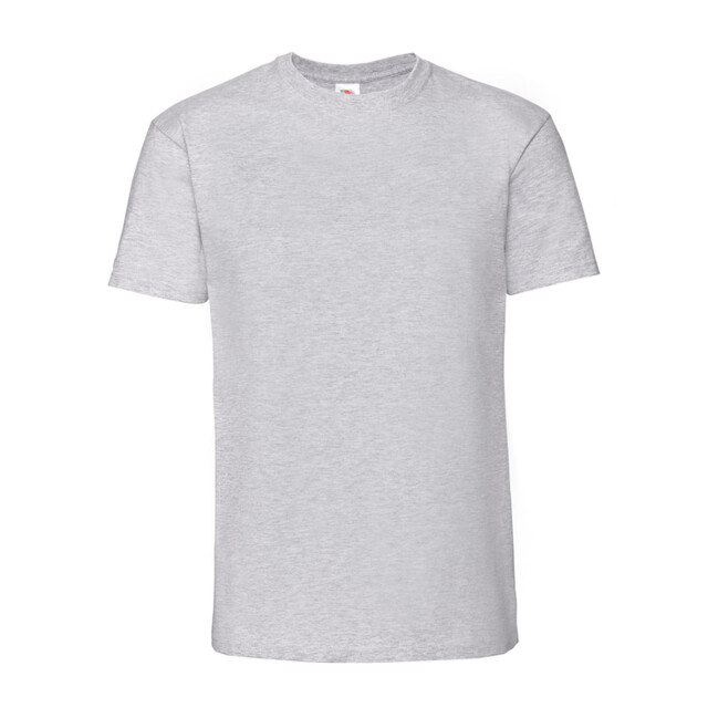 Fruit of the Loom Heren iconic premium ringspun katoen t-shirt UTFK3353_heathergrey large