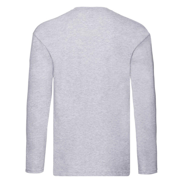 Fruit of the Loom Heren iconic 150 classic t-shirt met lange mouwen UTFK3359_heathergrey large