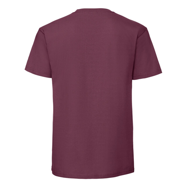 Fruit of the Loom Heren iconic premium ringspun katoen t-shirt UTFK3353_burgundy large