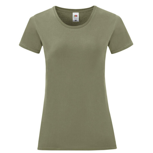 Fruit of the Loom Dames iconisch 150 t-shirt UTFK3356_classicolive large