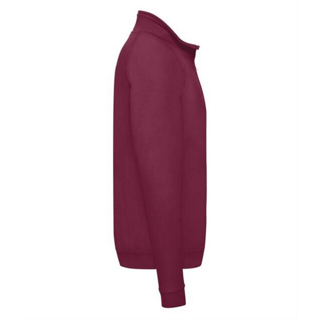 Fruit of the Loom Herenrits sweatshirt met halsopening UTFK3360_burgundy large