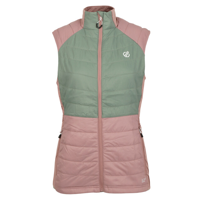 Dare2b Dames culmination wollen gewatteerd gilet UTRG10349_duskyroselilypadgreen large