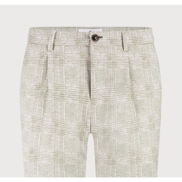 Blue Industry De chino met ruitmotief | STEVENW25-M5 large