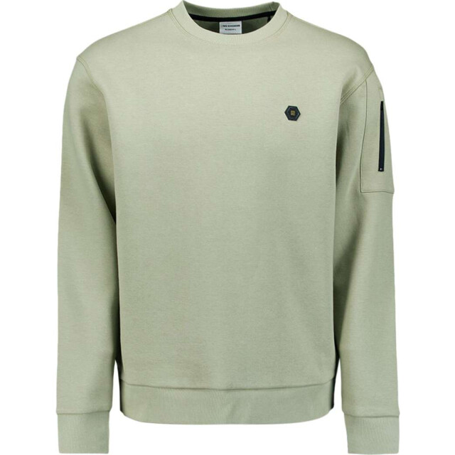 No Excess Sweater crewneck brushed inside light moss 29130857-197 large