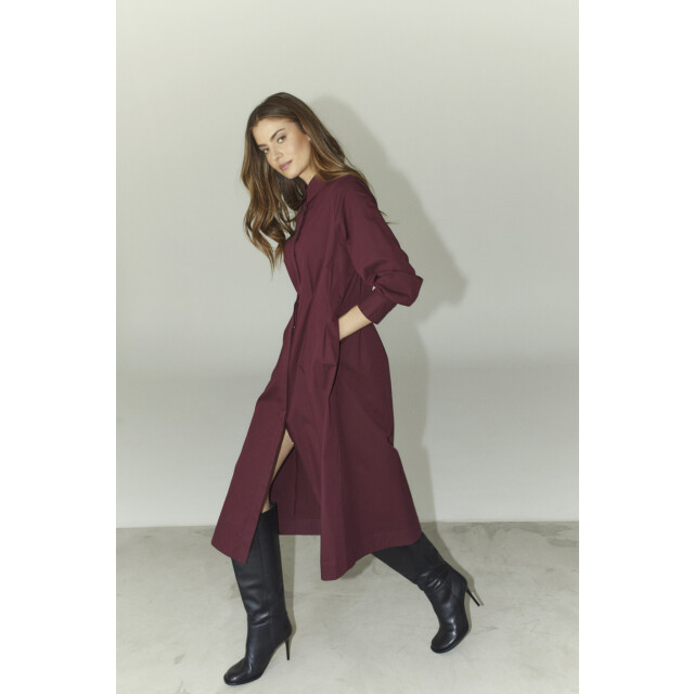 Co'Couture Poppyccshirt long dress winered 36526-87 large