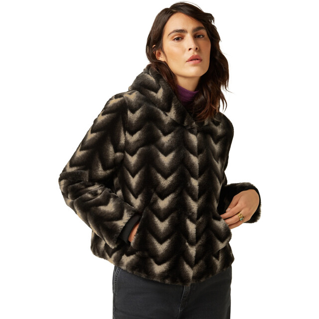 King Louie Judy coat deco fur 09922-001 large