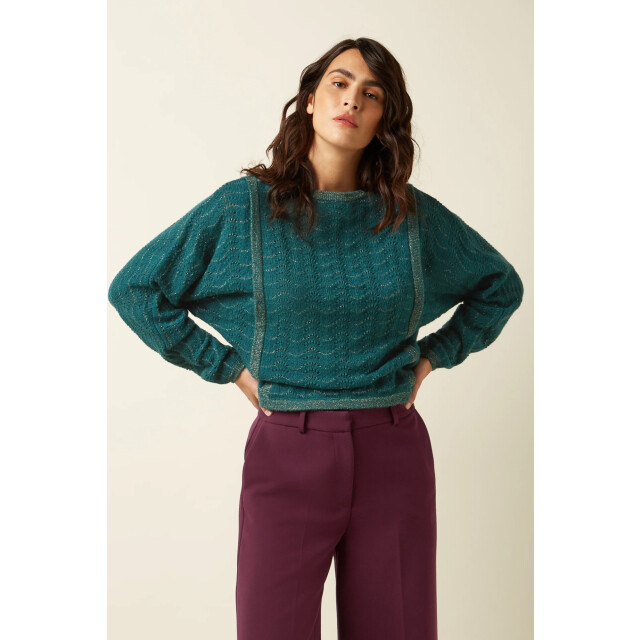 King Louie Azzurra knit top gisell 09820-358 large