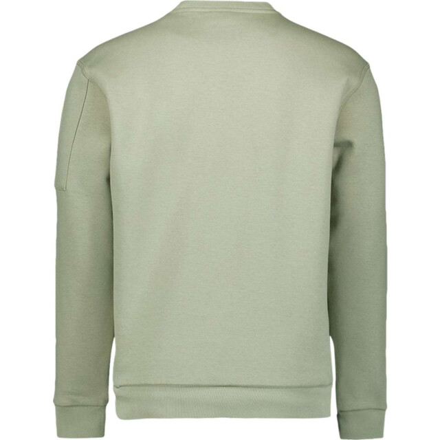 No Excess Sweater crewneck brushed inside light moss 29130857-197 large