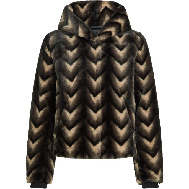King Louie Judy coat deco fur 09922-001 large