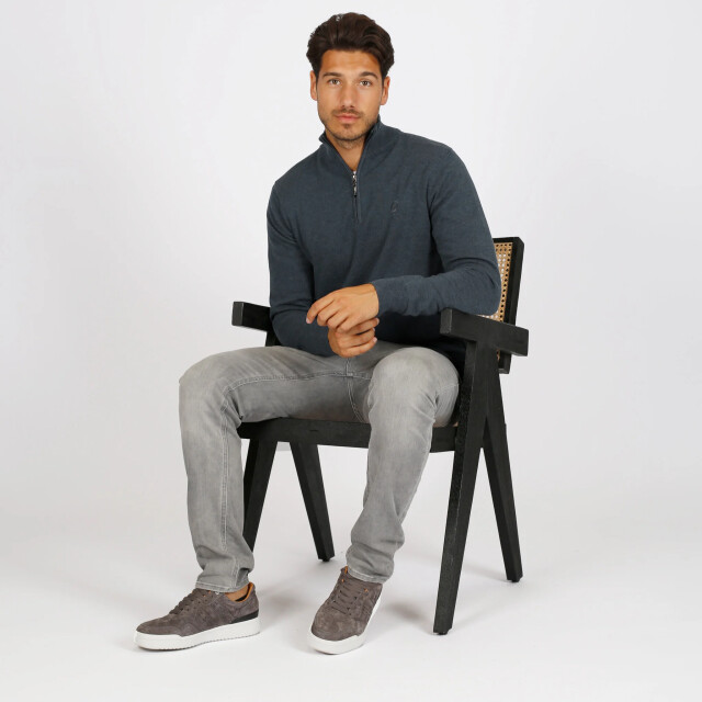 Q1905 Trui kralingen jeans melange QM2354423-627-1 large
