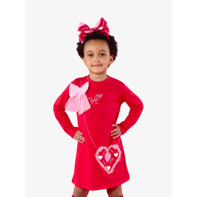ADee Meisjes jurk lotus vibrant red W251706-4400-RED large