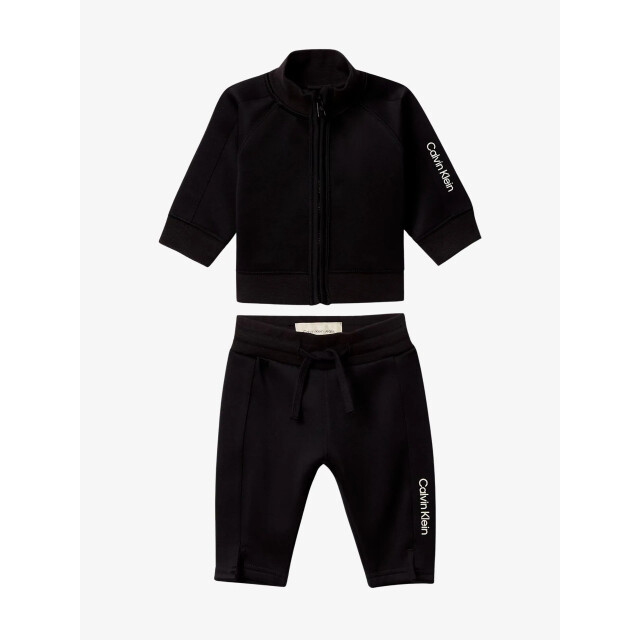 Calvin Klein Jongens baby joggingpak vest tape zwart IN0IN00331-BEH large