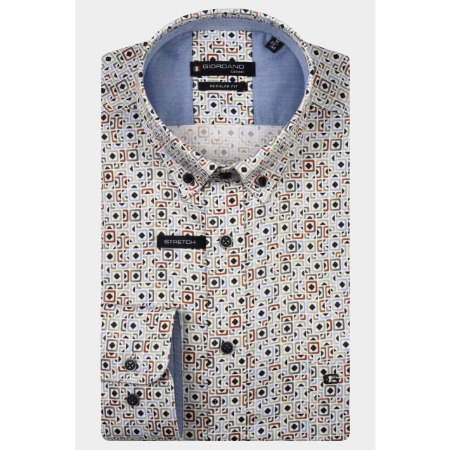 Giordano Casual hemd lange mouw ivy long sleeve button down s 527021/70 201046 large