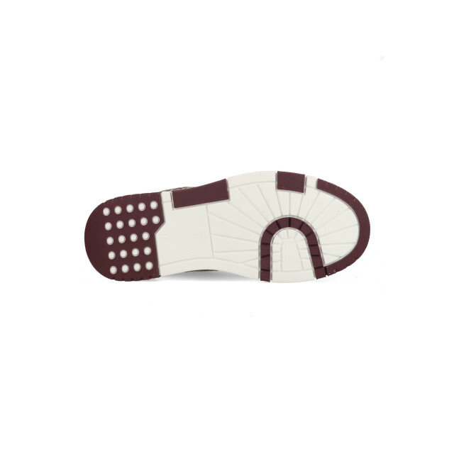 DWRS Label Whitby leopard j6972-02-4568 bordeaux / grijs J6972 large