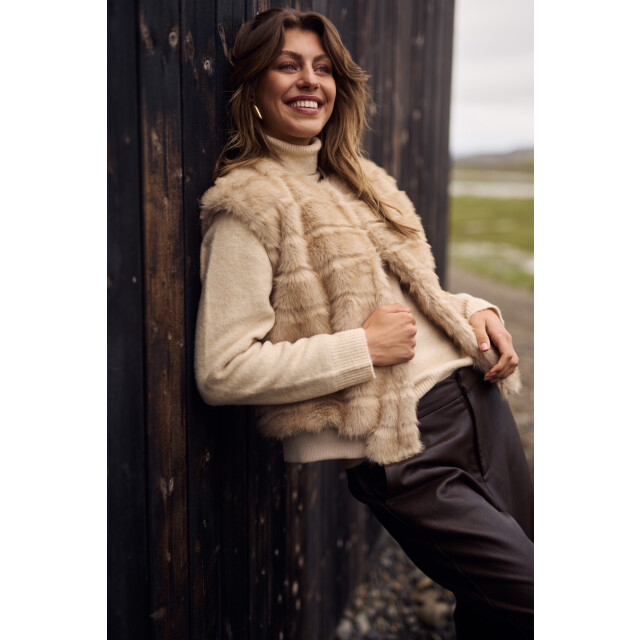 Nukus Nkf08011 9 billy gilet stripe sand NKF08011  9 large