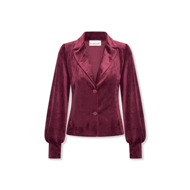 Helena Hart 7640 blazer lora velour wine 7640 large
