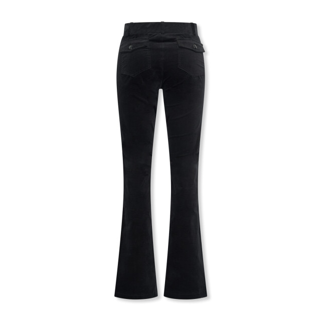 Helena Hart 7559 broek flair velvet black 7559 large