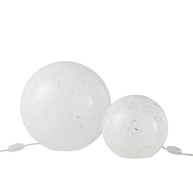 J-Line Lamp vlekken rond glas large dany 20631 large