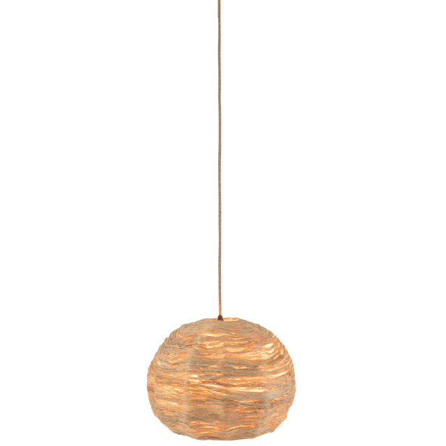 J-Line Hanging lamp ball banana leaf medium 37775 large