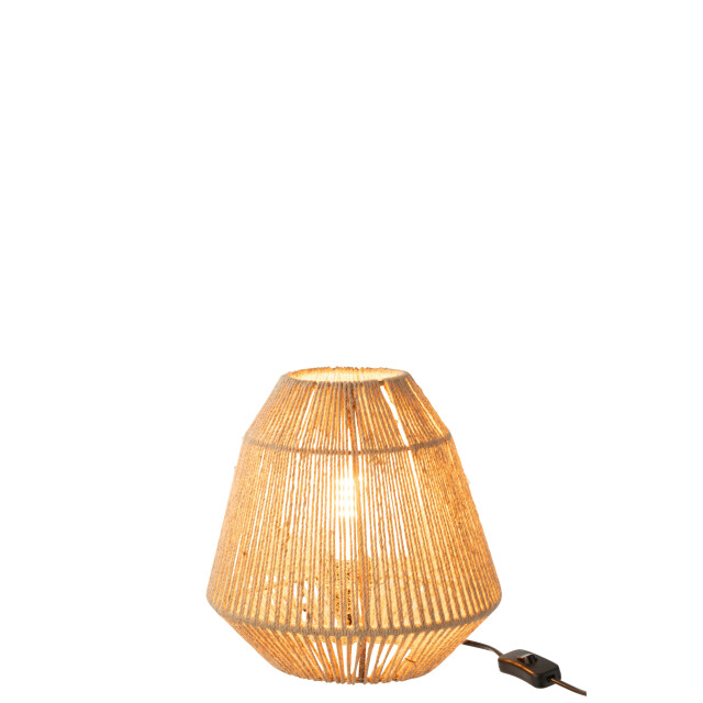 J-Line Tafellamp jute beige tina 30958 large