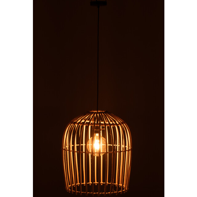 J-Line Hanging lamp wie rattan natural 46299 large