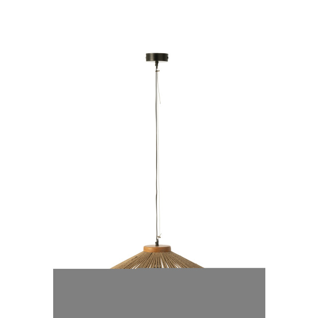 J-Line Hanging lamp ovni iron/jute natural small 46462 large