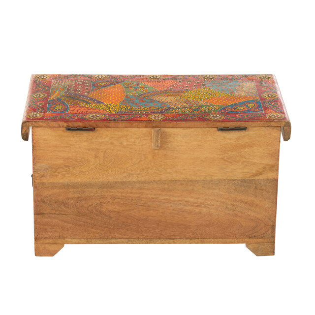 J-Line Trunk delhi mango wood mix 50578 large
