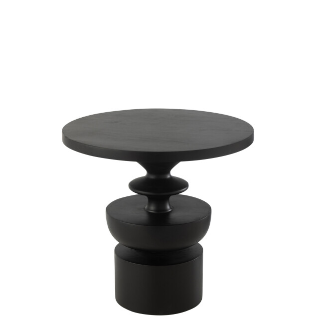 J-Line Table goa mango wood black 47658 large