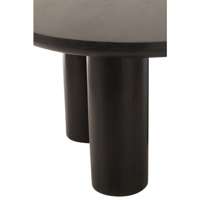 J-Line Dinning table trio mango wood black 46002 large