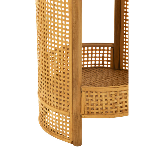 J-Line Side table double bamboo/firwood natural 46370 large