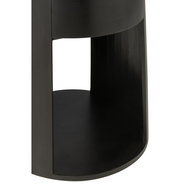 J-Line Coffee table drawn mango wood/mdf black 46012 large