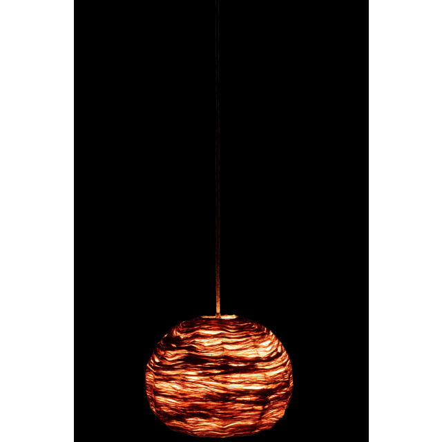 J-Line Hanging lamp ball banana leaf medium 37775 large