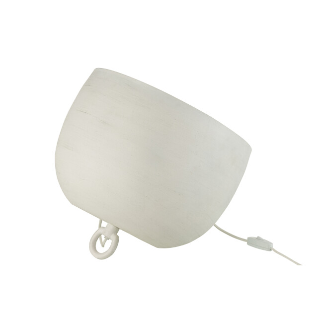 J-Line Lamp metal white large 33143 large