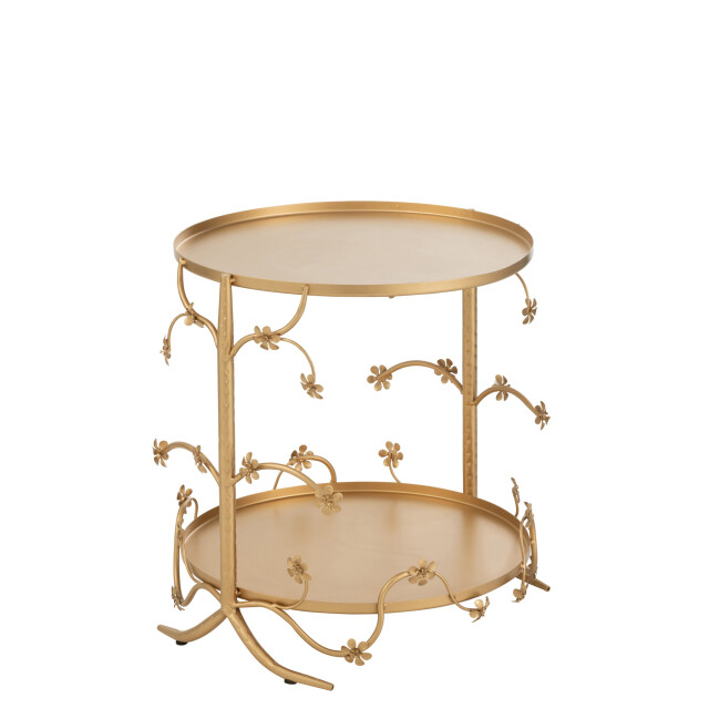 J-Line Table side metal gold small 25538 large