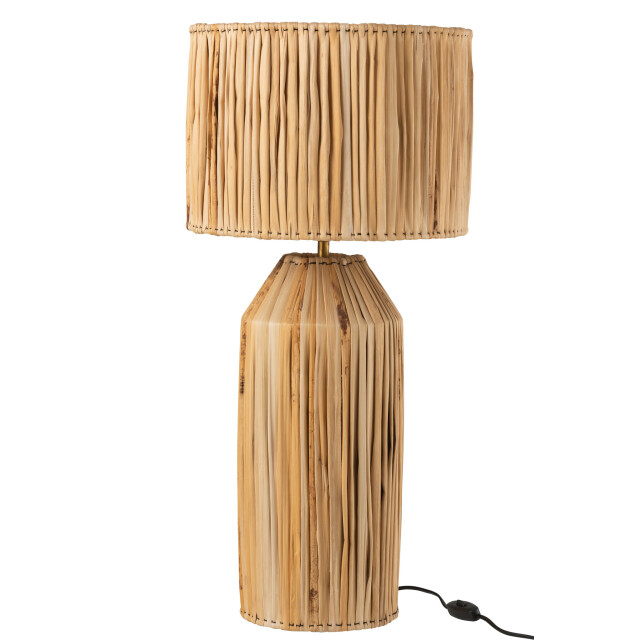 J-Line Lamp hanna bananas leaves natural 20796 large