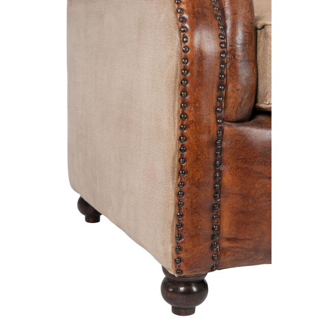 J-Line Coffee table zip glass multicolored 57501 large